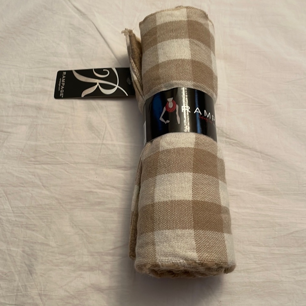 NWT plaid infinity scarf